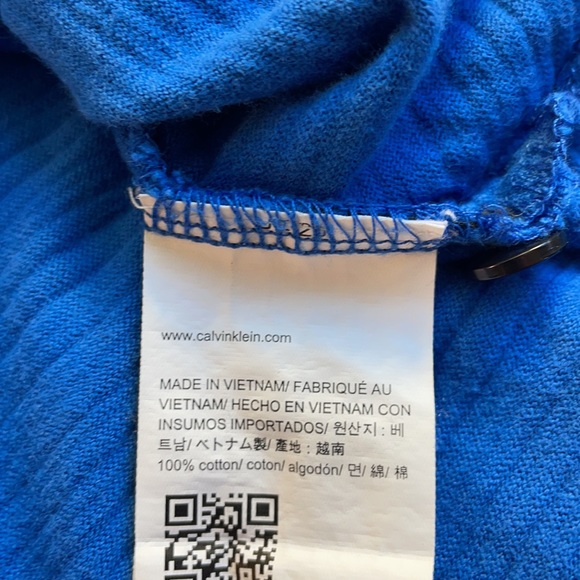 Cotton Calvin Klein Polo Shirt XL - Picture 7 of 7